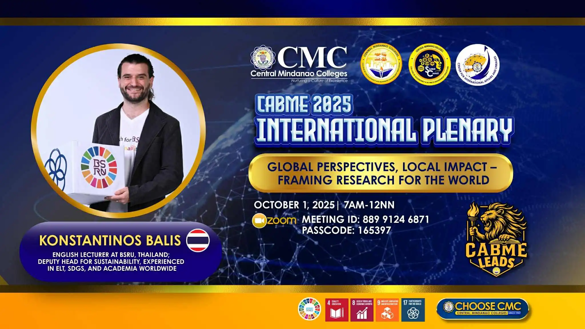 CABME 2025 INTERNATIONAL PLENARY