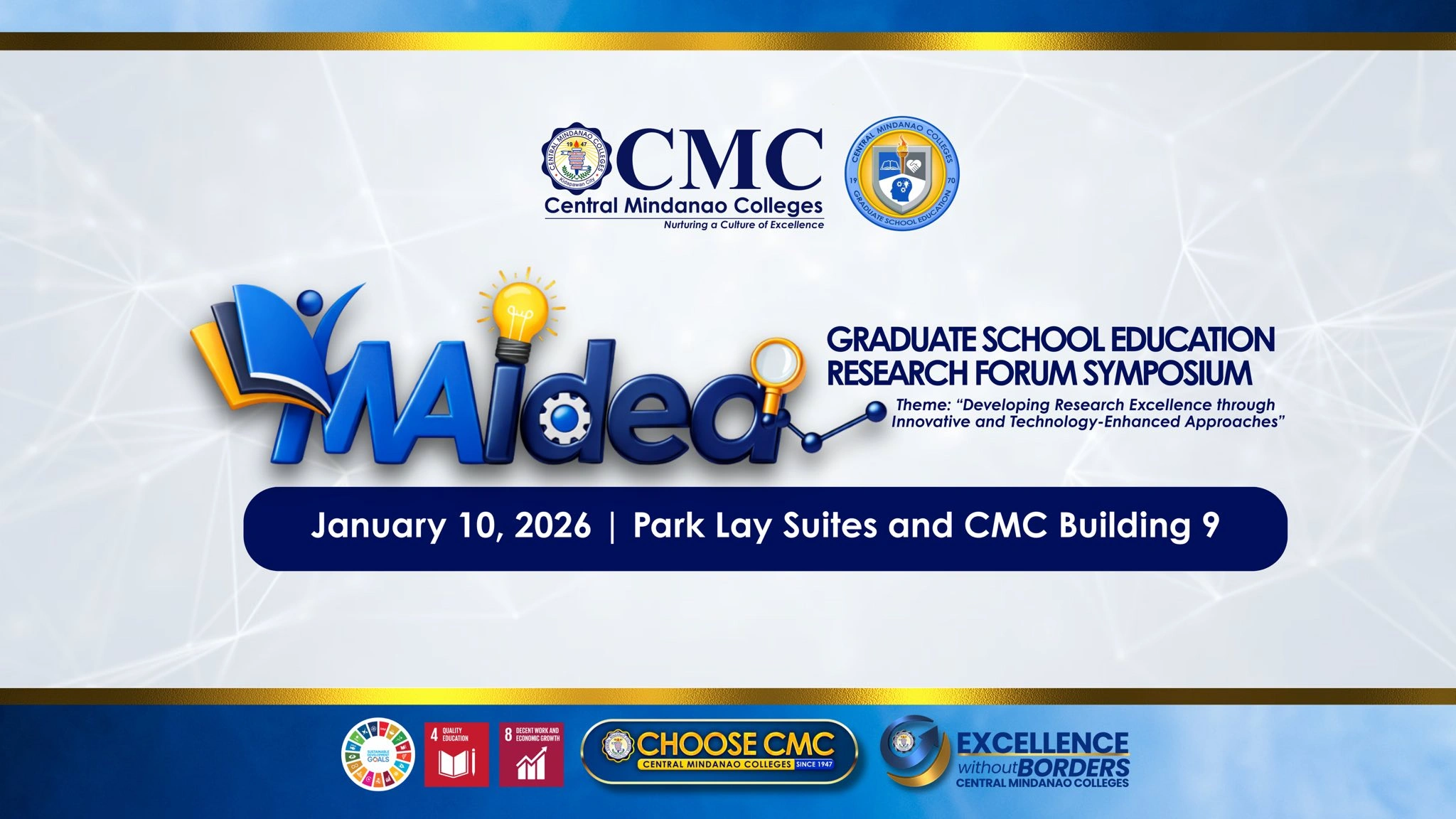 MAiDEA | Academic Excellence Shine as CMC Graduate School of Education commemorate Research Symposium