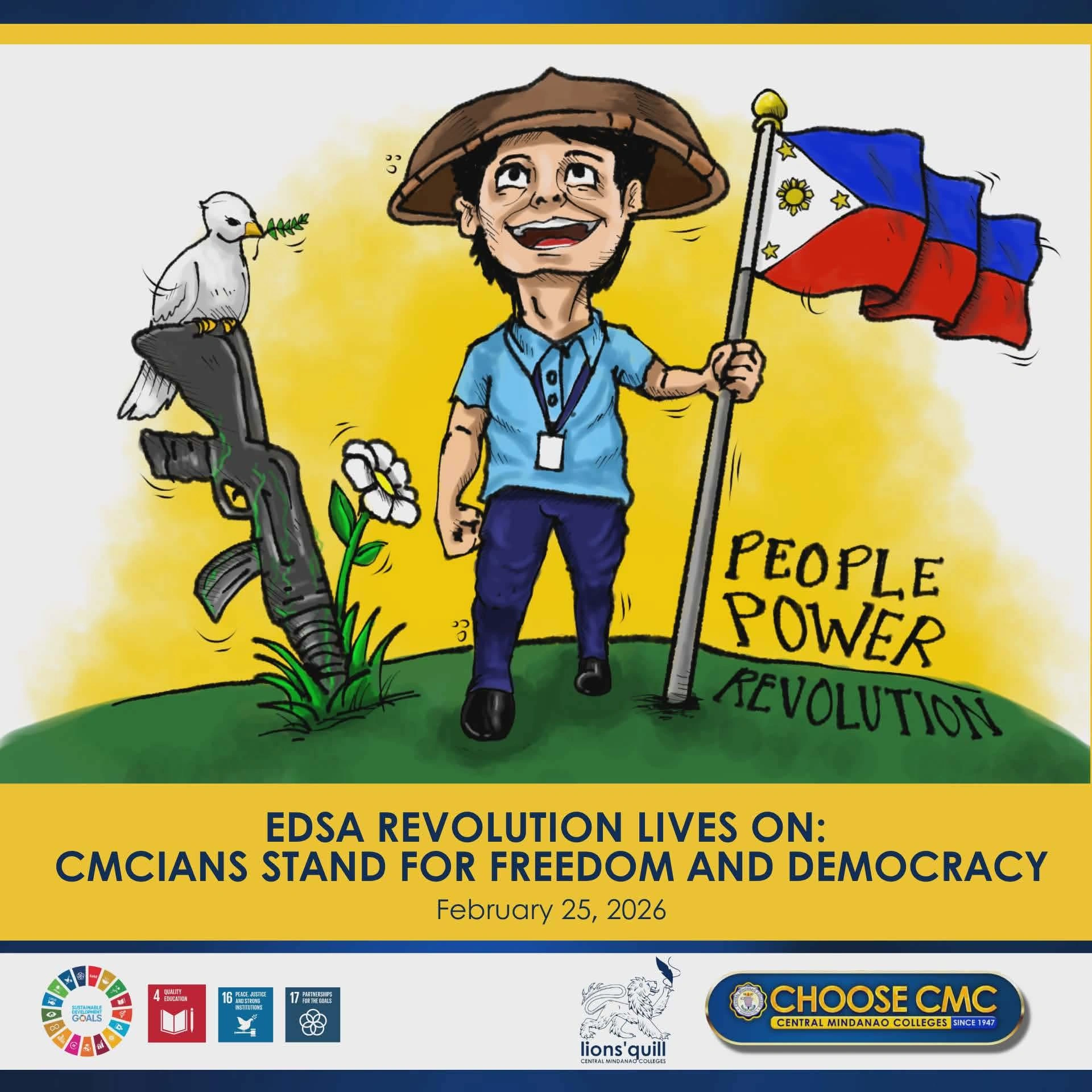 EDSA Revolution Lives On: CMCians Stand for Freedom and Democracy
