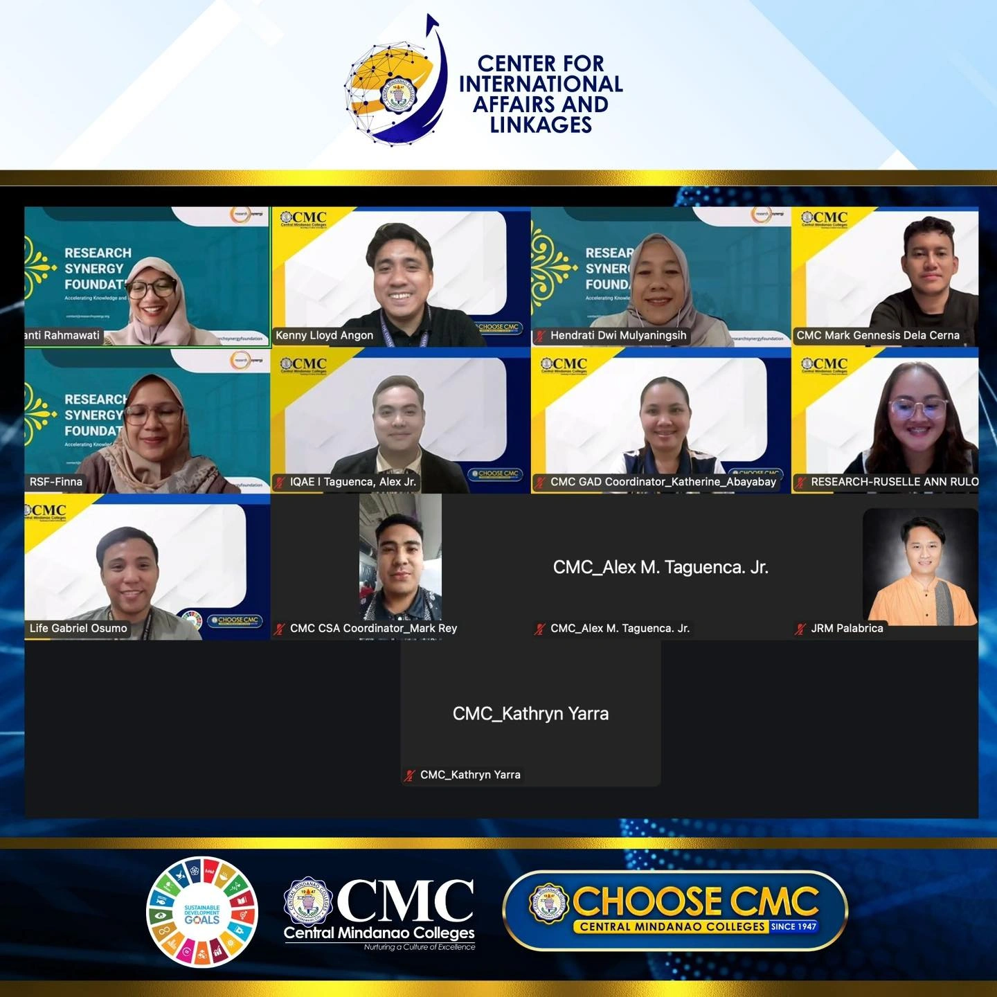 CMC Explores Possible Research Collaboration with Research Synergy Foundation