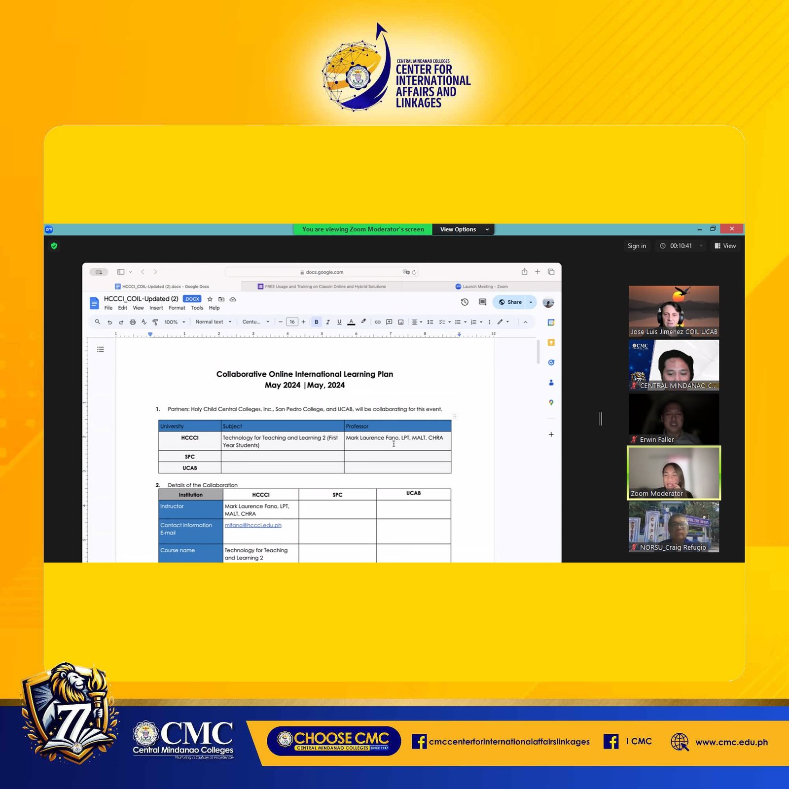 𝗖𝗼𝗹𝗹𝗮𝗯𝗼𝗿𝗮𝘁𝗶𝘃𝗲 𝗢𝗻𝗹𝗶𝗻𝗲 𝗜𝗻𝘁𝗲𝗿𝗻𝗮𝘁𝗶𝗼𝗻𝗮𝗹 𝗟𝗲𝗮𝗿𝗻𝗶𝗻𝗴 (𝗖𝗢𝗜𝗟): 𝗦𝘁𝗿𝗲𝗻𝗴𝘁𝗵𝗲𝗻𝗶𝗻𝗴 𝗚𝗹𝗼𝗯𝗮𝗹 𝗖𝗼𝗻𝗻𝗲𝗰𝘁𝗶𝗼𝗻𝘀 𝗶𝗻 𝗘𝗱𝘂𝗰𝗮𝘁𝗶𝗼𝗻