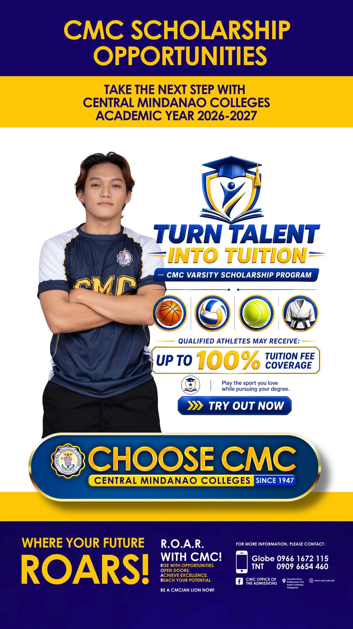 YOUR TALENT COULD BE YOUR TICKET TO COLLEGE