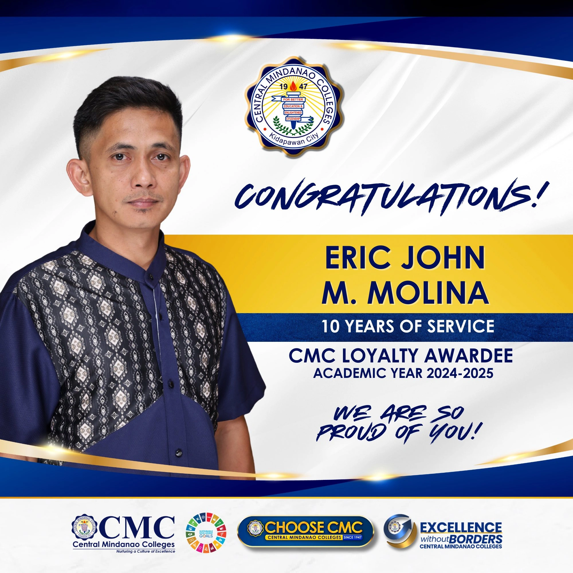 CMC Loyalty Awardees for Ten years of Faithful and Dedicated Service — photo 2