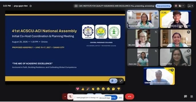 CMC Leads Initial Coordination for the 41st ACSCU-ACI National Assembly — photo 2