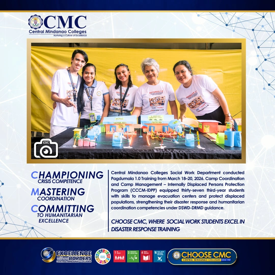 CMC Social Work Department and Students Undergo DSWD-DRMD Led CCCM-IDPP Training for Disaster Response Preparedness — photo 5