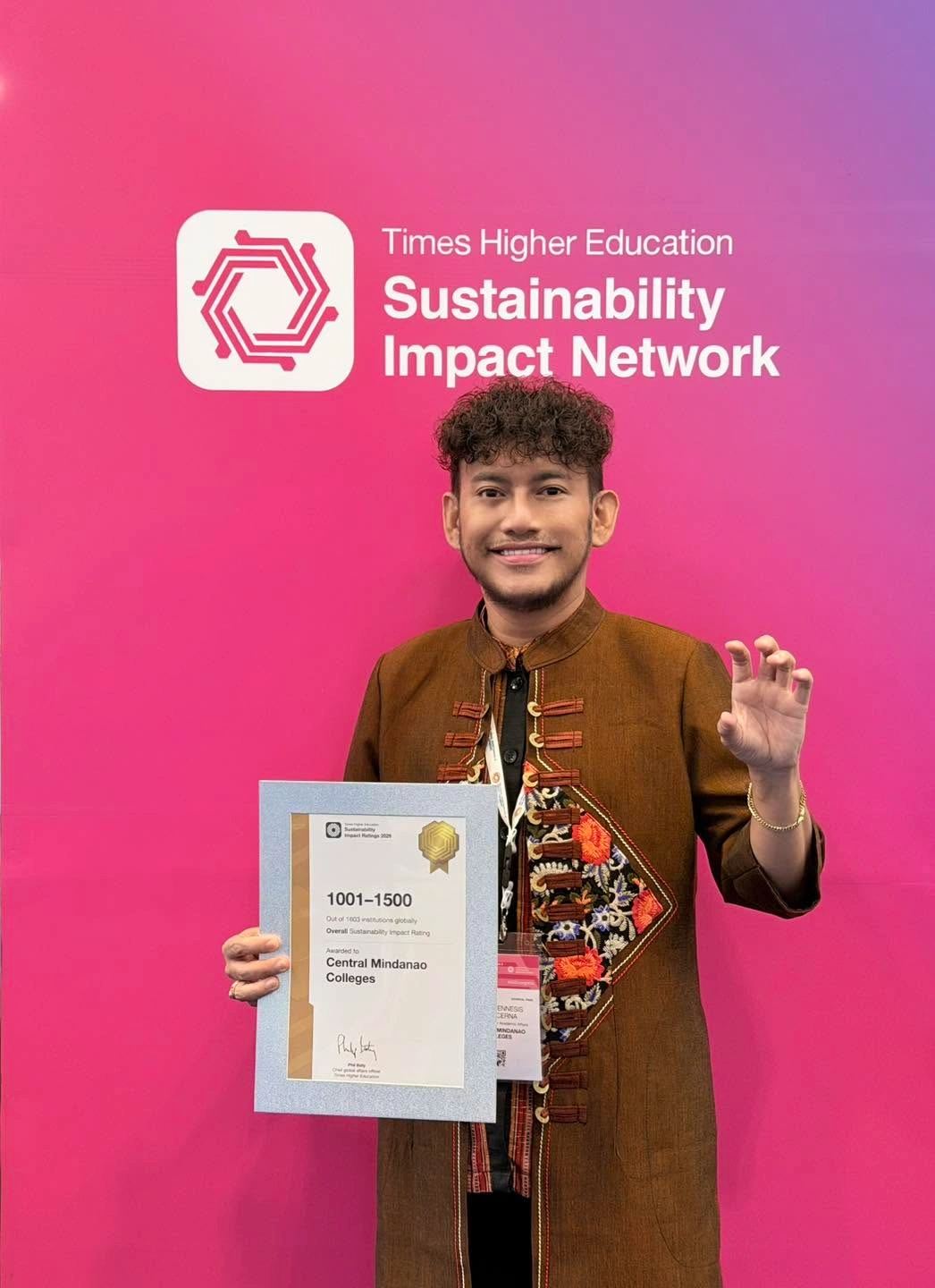 CMC Earns Global Recognition in the Times Higher Education Sustainability Impact Ratings 2026 — photo 3