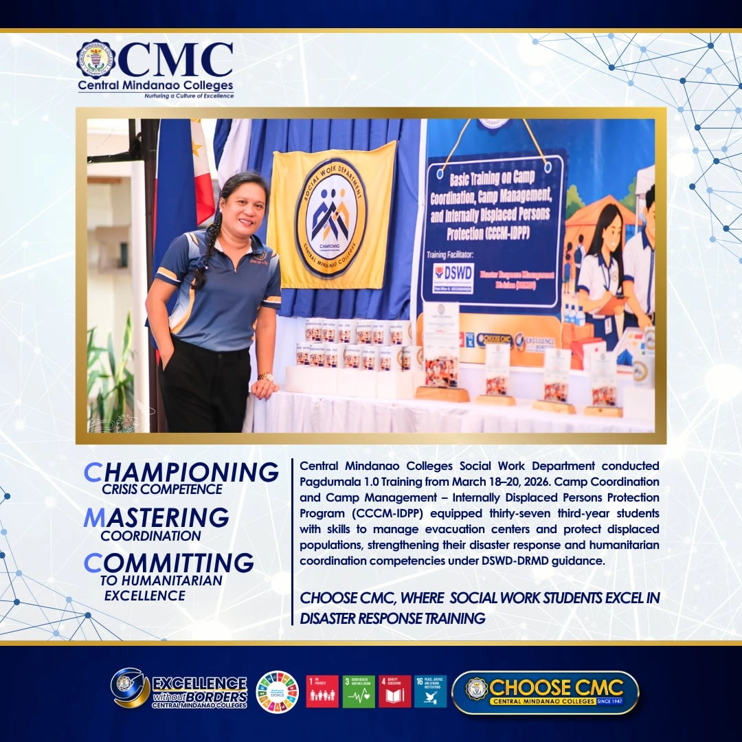 CMC Social Work Department and Students Undergo DSWD-DRMD Led CCCM-IDPP Training for Disaster Response Preparedness — photo 6