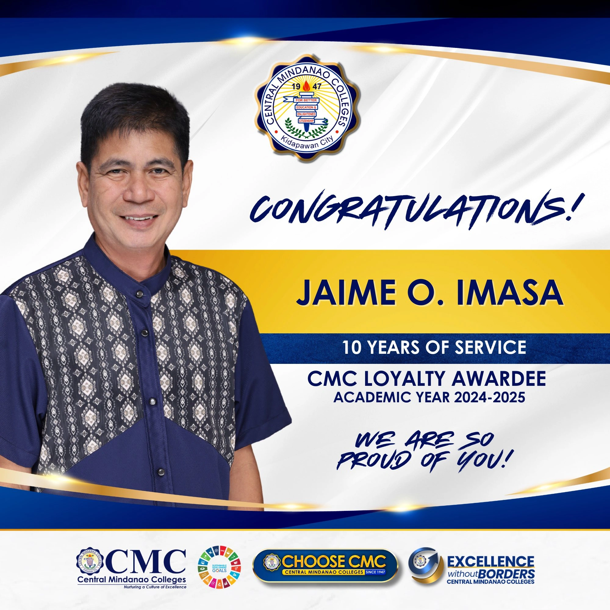 CMC Loyalty Awardees for Ten years of Faithful and Dedicated Service — photo 3