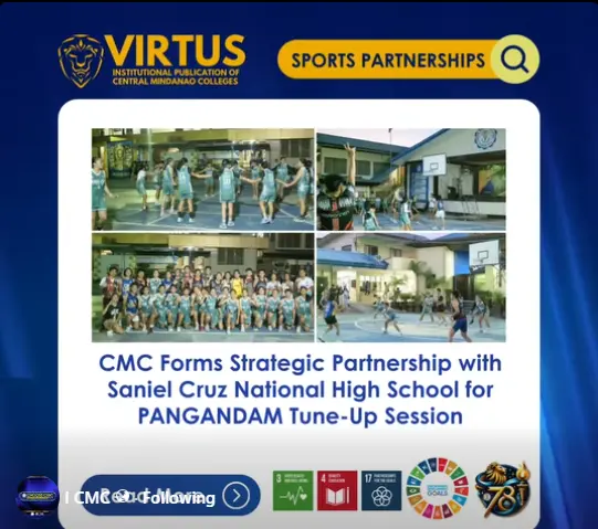 CMC Forms Partnership with Saniel Cruz National High School for PANGANDAM Tune-Up Session