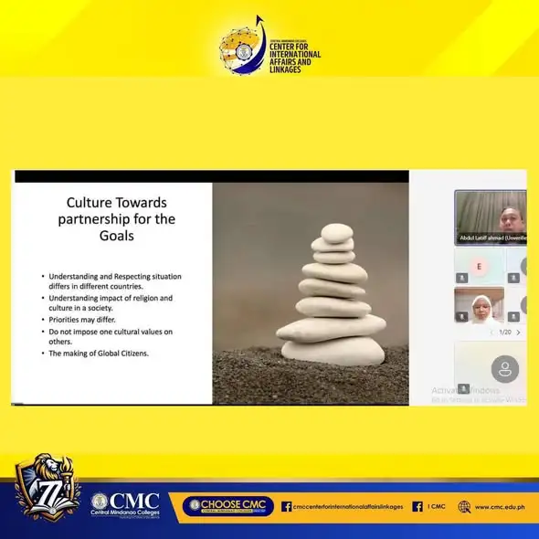 CMC PARTICIPATES IN THE INTERNATIONAL WEBINAR: CULTURE AND SDG — photo 3